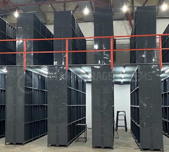 2-Tier Slotted Angle Mezzanine Rack